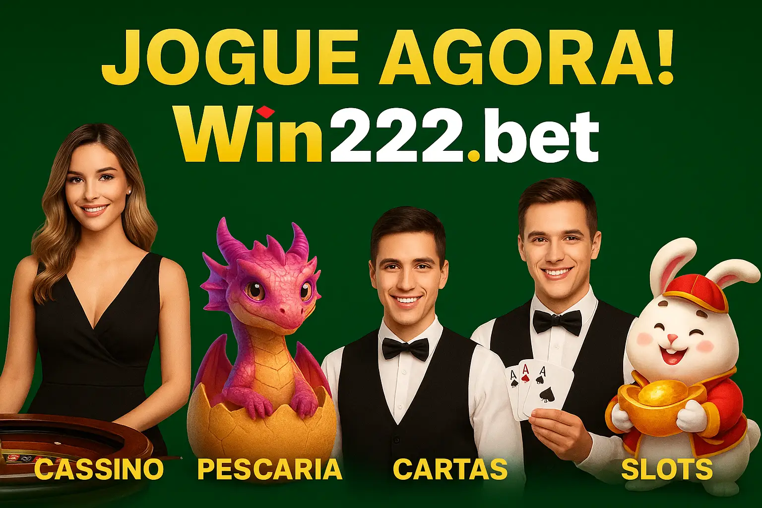 Jogos de cassino online Win222